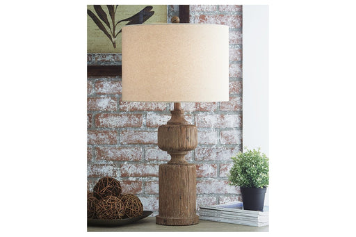 Madelief Brown Table Lamp - Lara Furniture