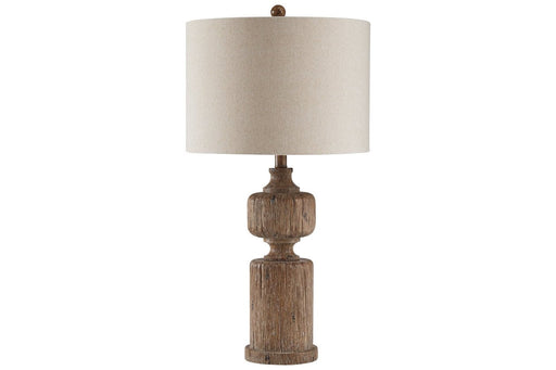 Madelief Brown Table Lamp - Lara Furniture