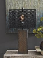 Briek Brown Table Lamp - Lara Furniture