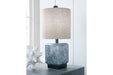 Jamila Gray/Black Table Lamp - Lara Furniture