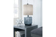 Jamila Gray/Black Table Lamp - Lara Furniture