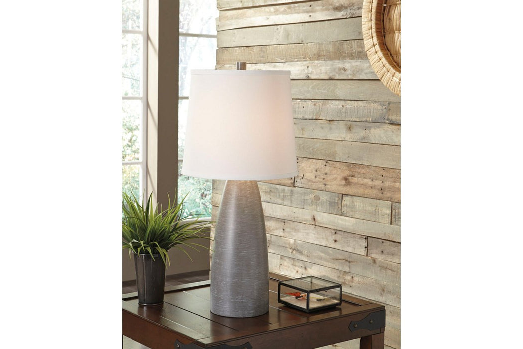 Shavontae Gray Table Lamp (Set of 2) - Lara Furniture