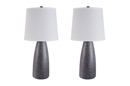 Shavontae Gray Table Lamp (Set of 2) - Lara Furniture