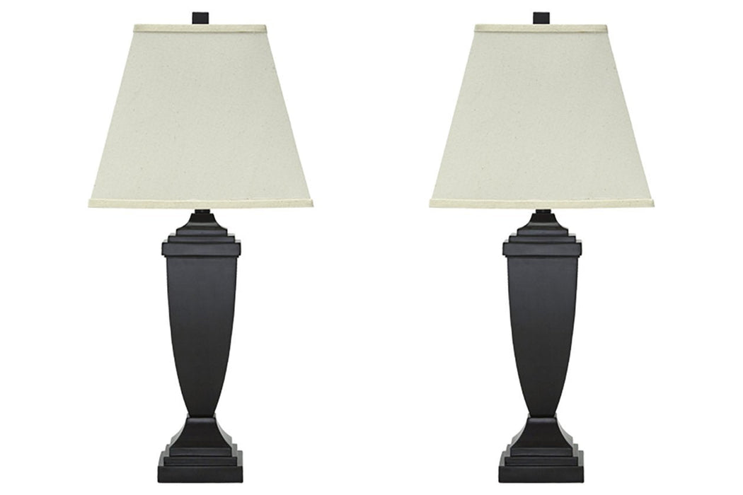 Amerigin Bronze Finish Table Lamp (Set of 2) - Lara Furniture