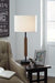 Maliny Black/Brown Table Lamp (Set of 2) - Lara Furniture