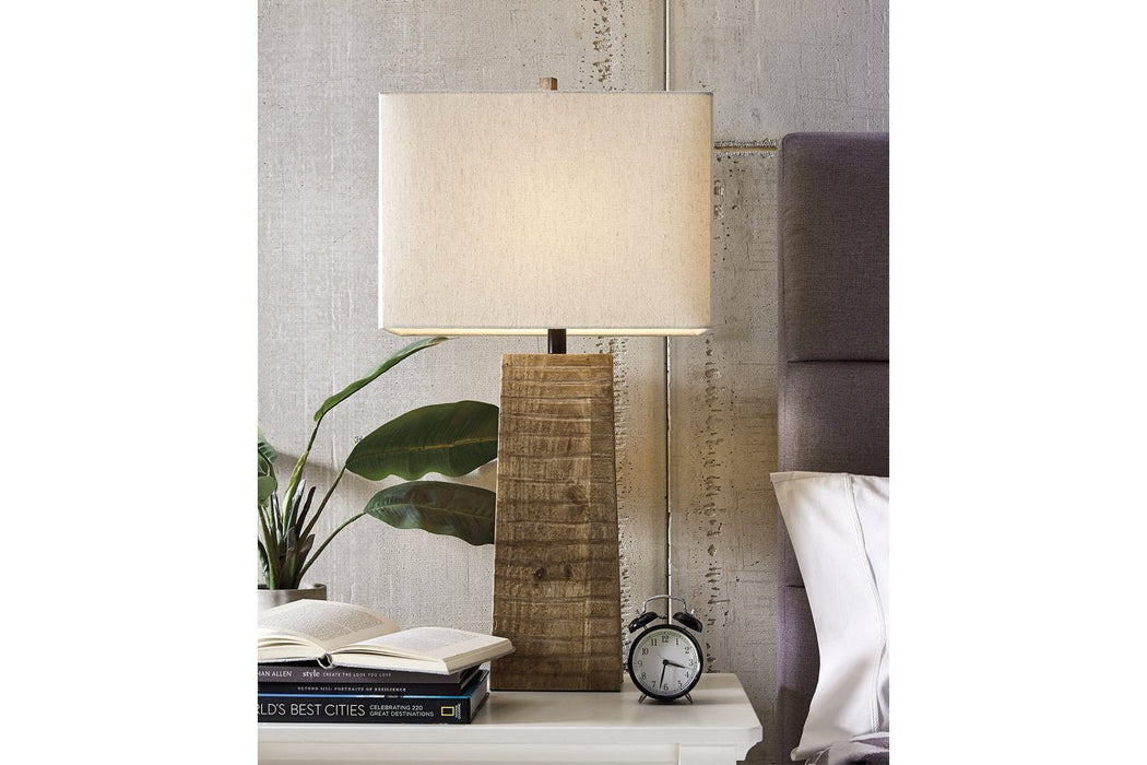 Deonte Brown Table Lamp - Lara Furniture