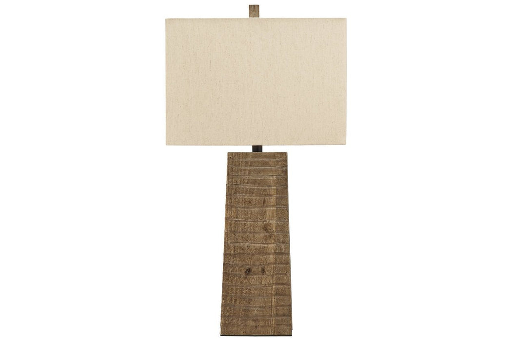 Deonte Brown Table Lamp - Lara Furniture