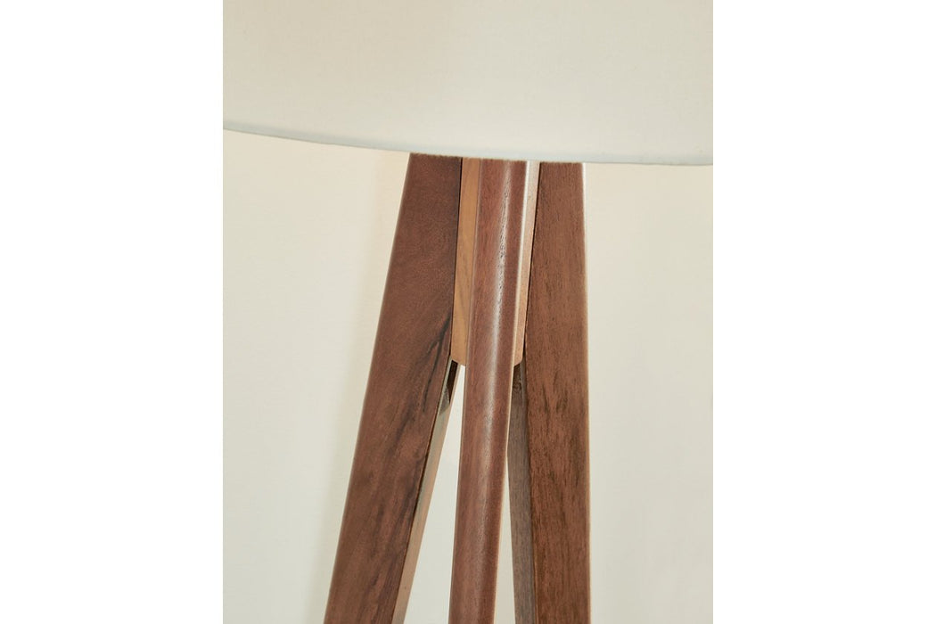 Dallson Brown Floor Lamp - Lara Furniture