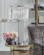 Gracella Chrome Finish Table Lamp - Lara Furniture