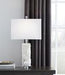 Malise White Table Lamp - Lara Furniture