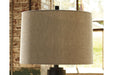Talar Clear/Bronze Finish Table Lamp - Lara Furniture