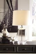Jaslyn Silver Finish Table Lamp - Lara Furniture