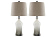 Nollie Gray Table Lamp (Set of 2) - Lara Furniture