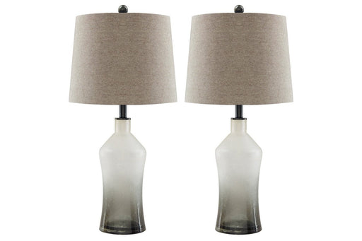 Nollie Gray Table Lamp (Set of 2) - Lara Furniture