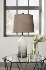 Nollie Gray Table Lamp (Set of 2) - Lara Furniture