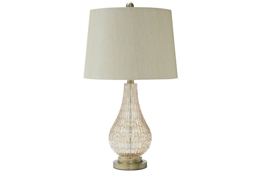 Latoya Champagne Table Lamp - Lara Furniture