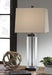 Alvaro Clear/Bronze Finish Table Lamp (Set of 2) - Lara Furniture