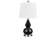 Makana Navy Table Lamp - Lara Furniture