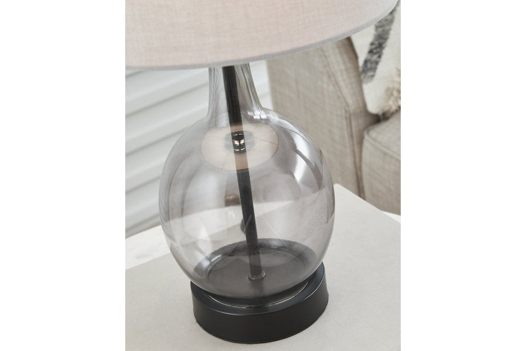 Arlomore Gray Table Lamp - Lara Furniture