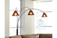 Sharde Black Floor Lamp - Lara Furniture