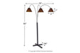 Sharde Black Floor Lamp - Lara Furniture