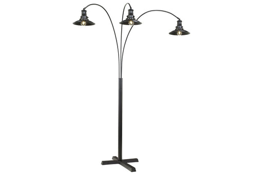 Sheriel Black Floor Lamp - Lara Furniture