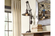 Kylen Bronze Finish Desk Lamp - Lara Furniture