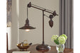 Kylen Bronze Finish Desk Lamp - Lara Furniture