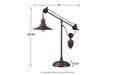 Kylen Bronze Finish Desk Lamp - Lara Furniture