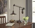 Kylen Bronze Finish Desk Lamp - Lara Furniture