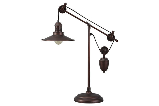 Kylen Bronze Finish Desk Lamp - Lara Furniture