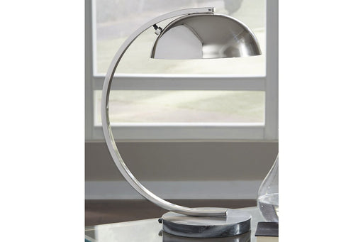 Haden Chrome Finish Desk Lamp - Lara Furniture