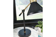 Garville Black/Gold Finish Desk Lamp - Lara Furniture