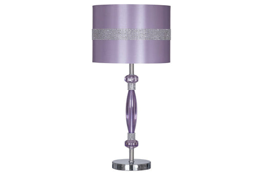 Nyssa Purple Table Lamp - Lara Furniture