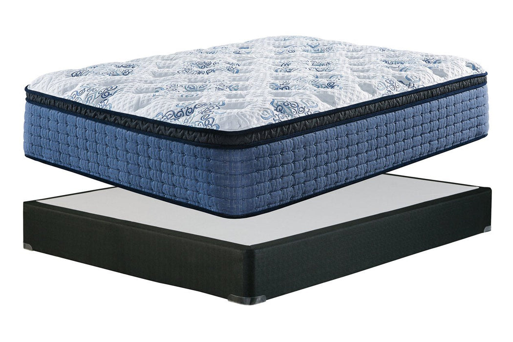 Mt Dana Euro Top White Queen Mattress - Lara Furniture