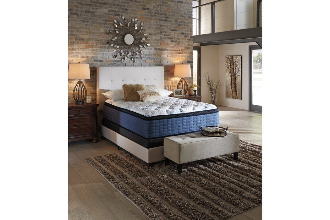 Mt Dana Euro Top White Queen Mattress - Lara Furniture