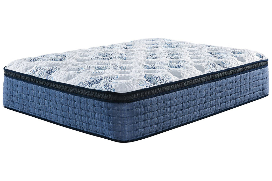 Mt Dana Euro Top White Queen Mattress - Lara Furniture