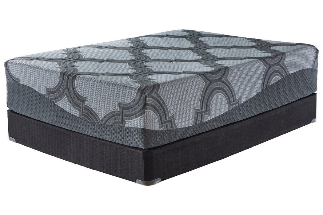 14 Inch Ashley Hybrid Gray Queen Mattress - Lara Furniture