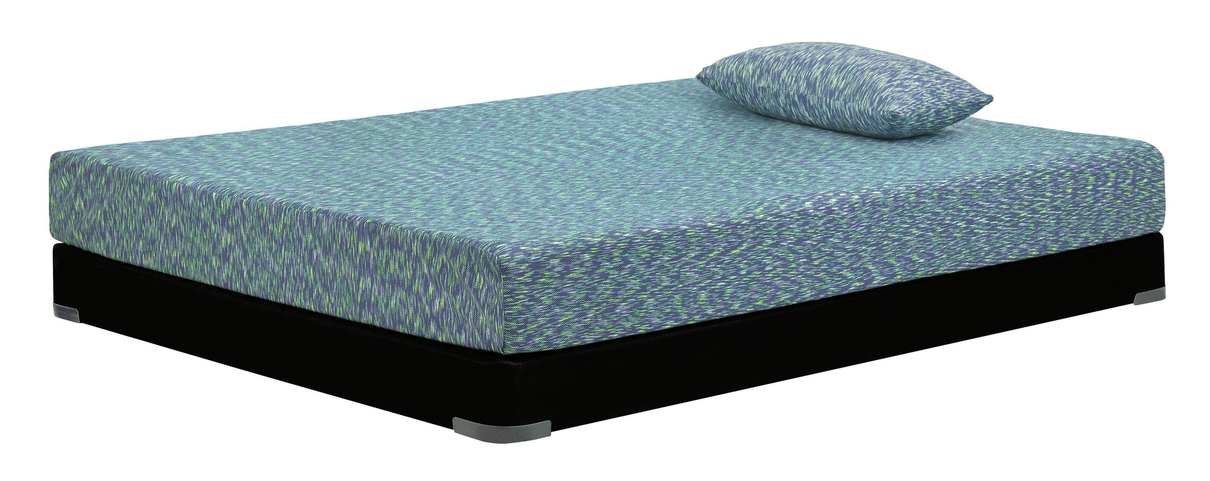 iKidz Blue Blue Twin Mattress and Pillow