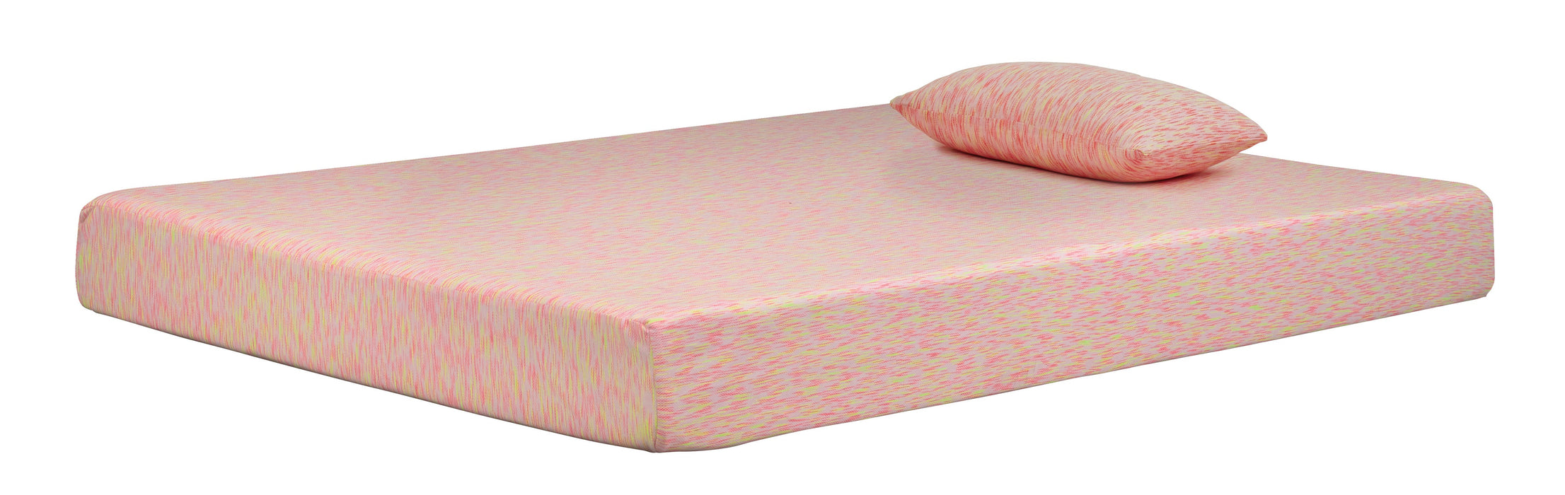 iKidz Pink Pink Twin Mattress and Pillow