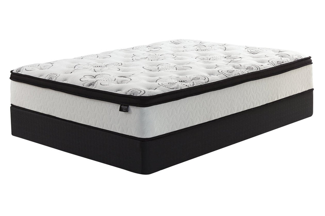 Chime 12 Inch Hybrid White Queen Mattress in a Box - Lara Furniture