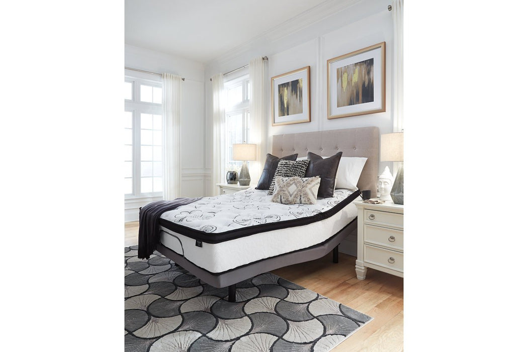 Chime 12 Inch Hybrid White Queen Mattress in a Box - Lara Furniture