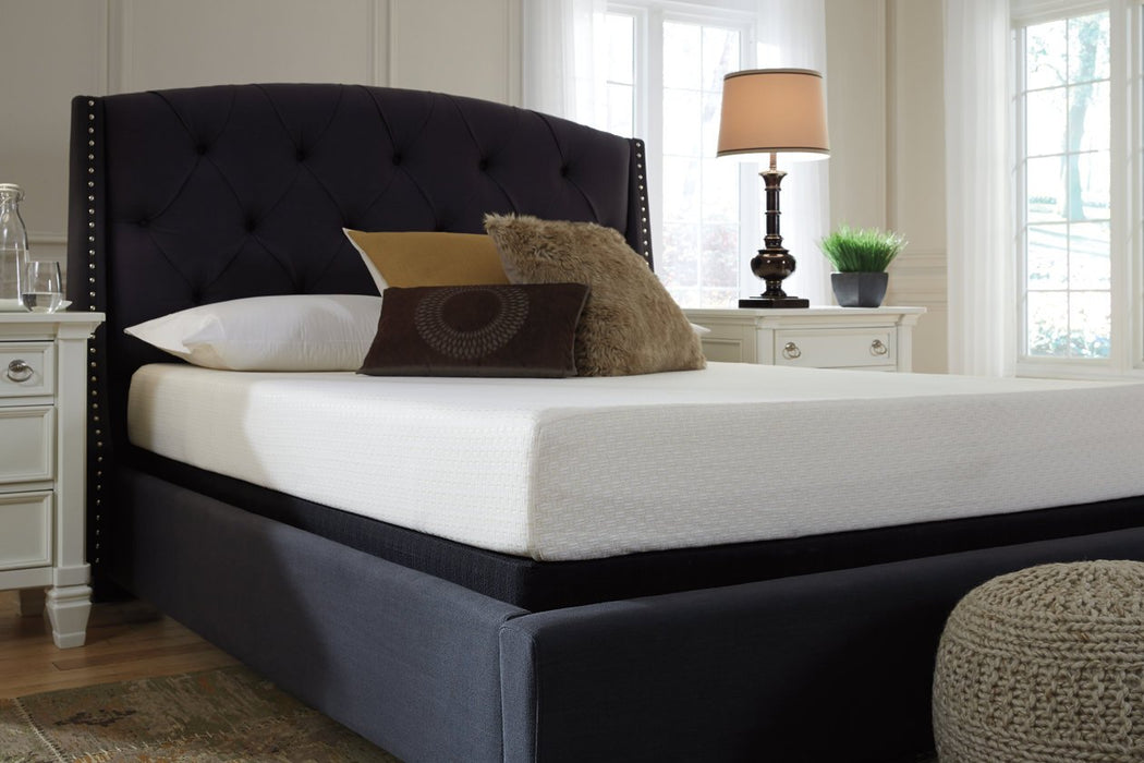 Chime 8 Inch Memory Foam White King Mattress in a Box - Lara Furniture