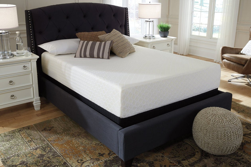 Chime 12 Inch Memory Foam White Full Mattress in a Box - Lara Furniture