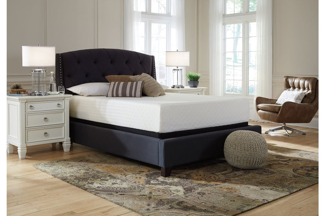 Chime 12 Inch Memory Foam White Twin Mattress in a Box - Lara Furniture