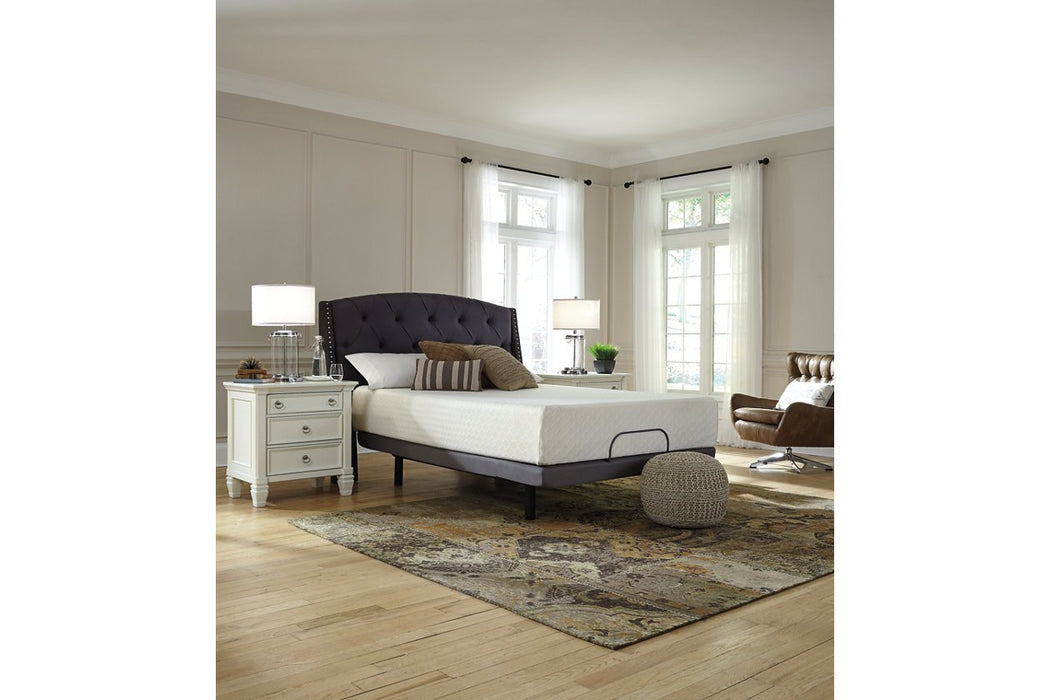 Chime 12 Inch Memory Foam White Twin Mattress in a Box - Lara Furniture