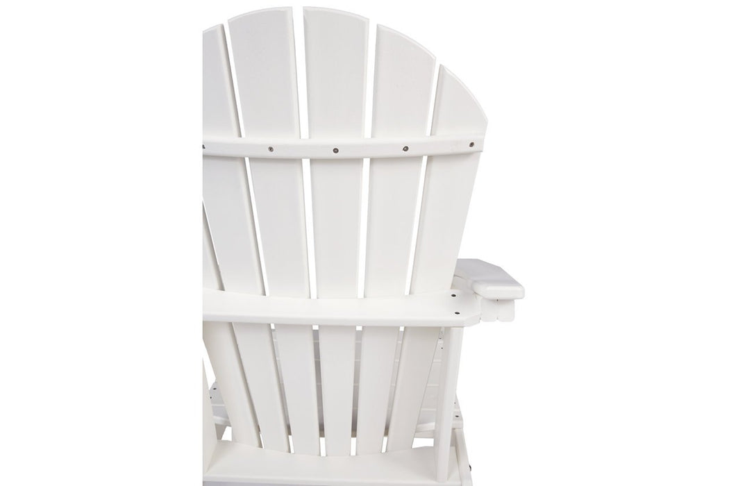 Sundown Treasure White Adirondack Chair - Lara Furniture