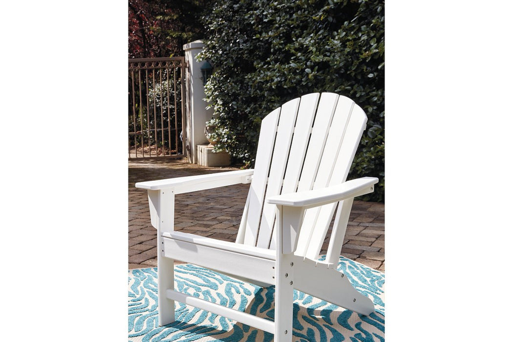 Sundown Treasure White Adirondack Chair - Lara Furniture