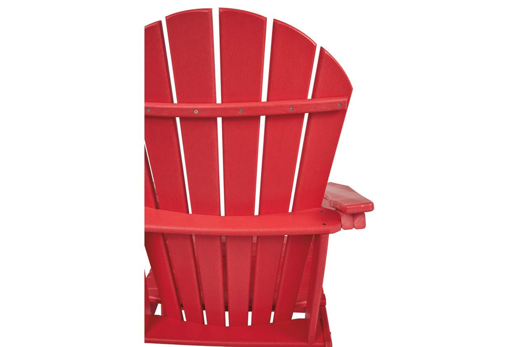 Sundown Treasure Red Adirondack Chair - Lara Furniture