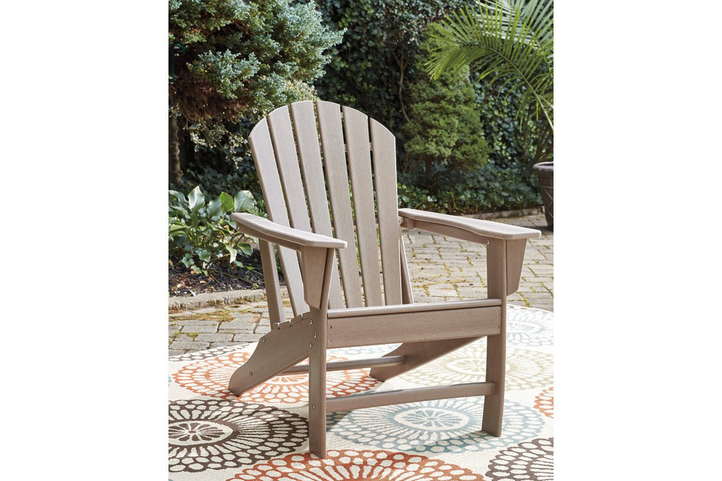 Sundown Treasure Grayish Brown Adirondack Chair - Lara Furniture